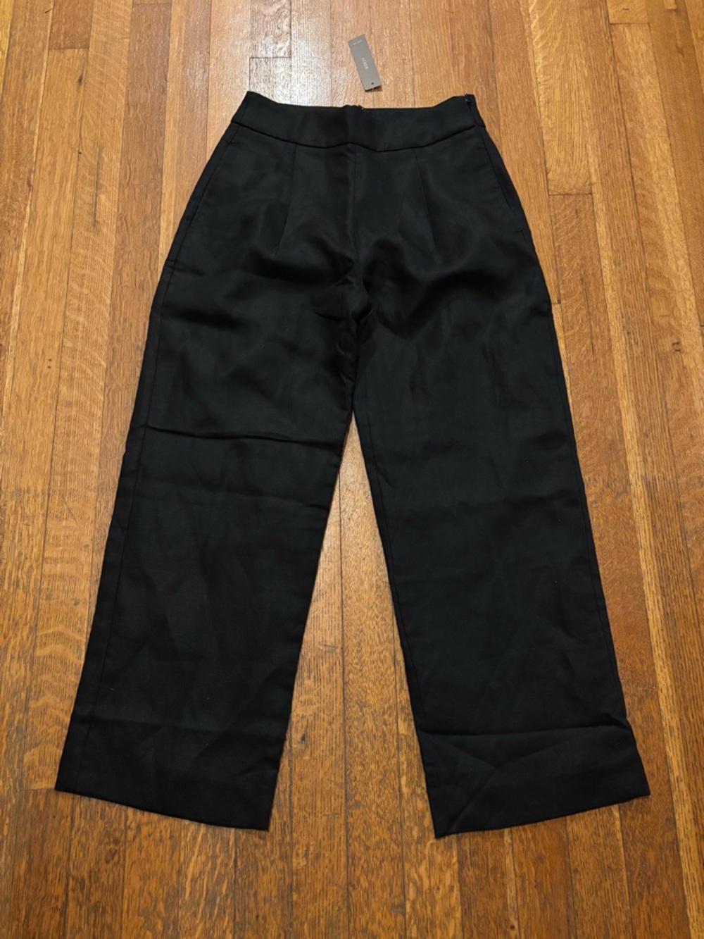 J.Crew High-rise pleated pant in linen blend NWT